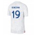Frankrike Karim Benzema #19 Borta matchtröja VM 2022 Kortärmad Billigt